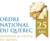 Ordre national du Québec, honneur au peuple du Québec, 25 ans.